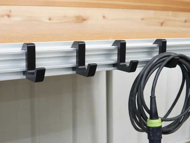 MFT Hook Accessories to hang and store your items on your MFT table while not in use