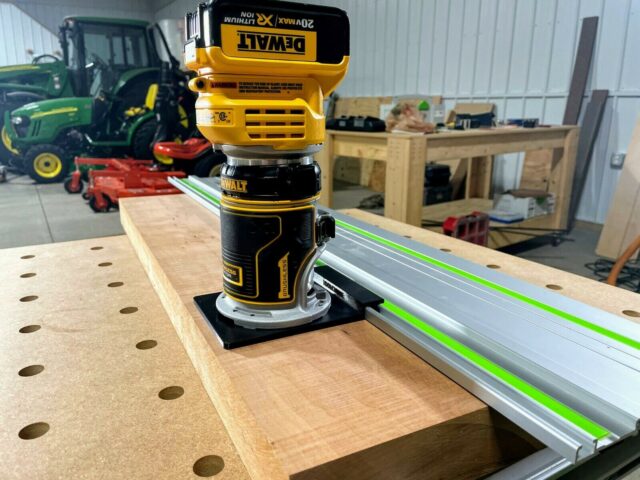Dewalt to Festool Track Adapter