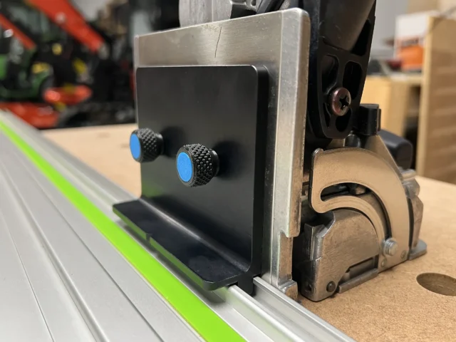 Rail adapter for the Festool domino
