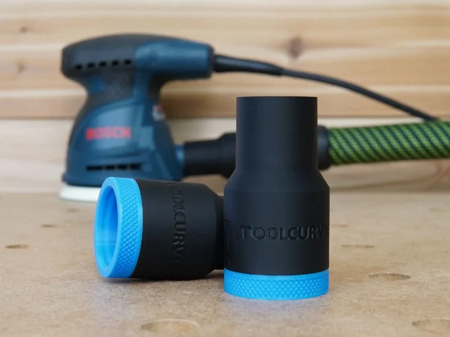 Bosch 5in sander hose adapter to keep your shop clean