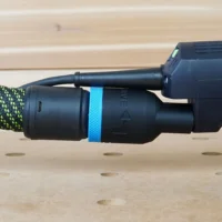 Connect your Festool 27mm hose with your oval RAS Dust port