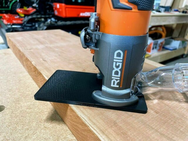 Ridgid extended router base