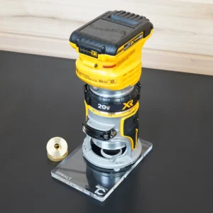 6″ x 4″ Extended Router Base Plate for Dewalt Trim Router