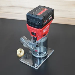 6″ x 4″ Extended Router Base Plate for Milwaukee Trim Router