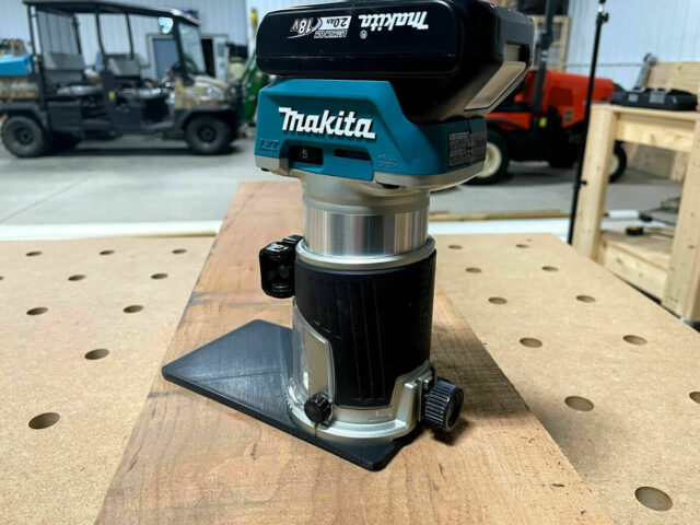 Additional support for Makita Trim router