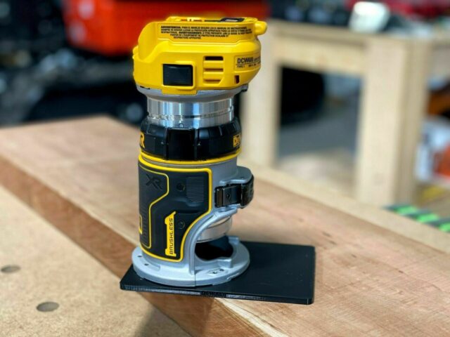 Dewalt 20v router base plate extension