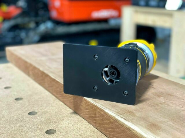 Dewalt router extended support base plate