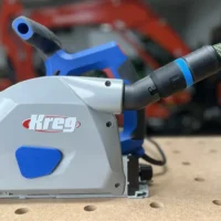 Use your Festool 27mm hose with your Kreg ACS track saw