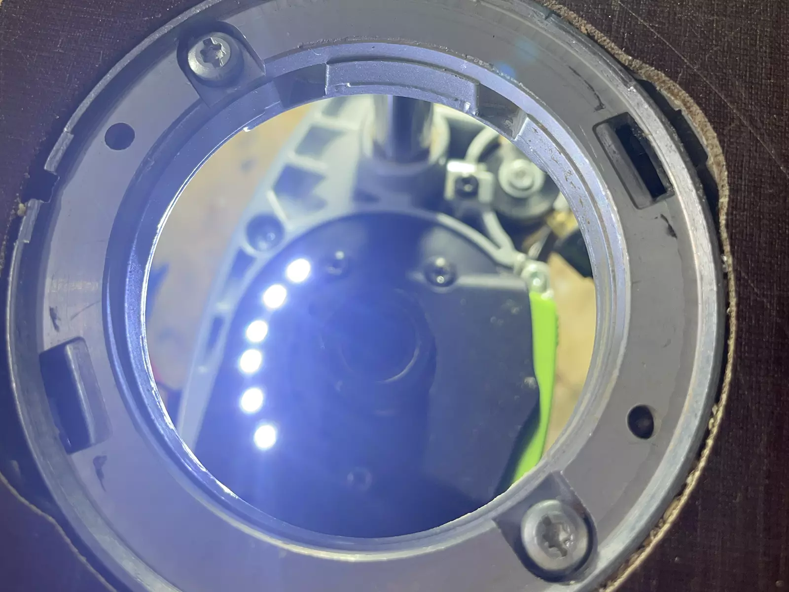 Festool LED Lights for 1400 router setup