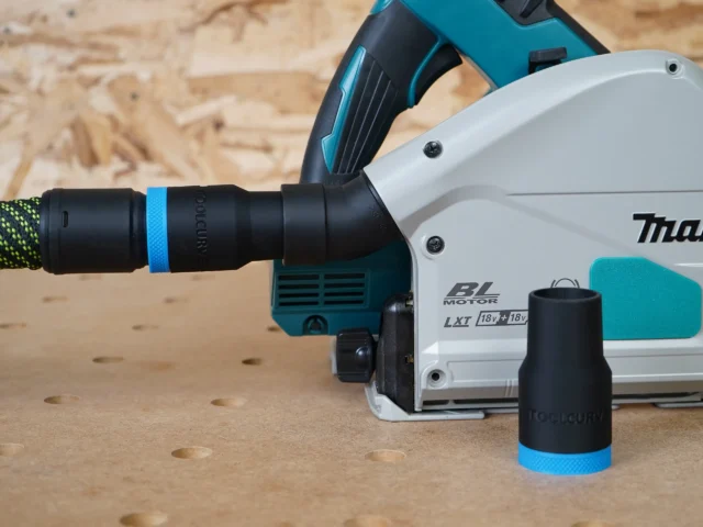 Hose adapter for makita cordless, corded and 40v track saw
