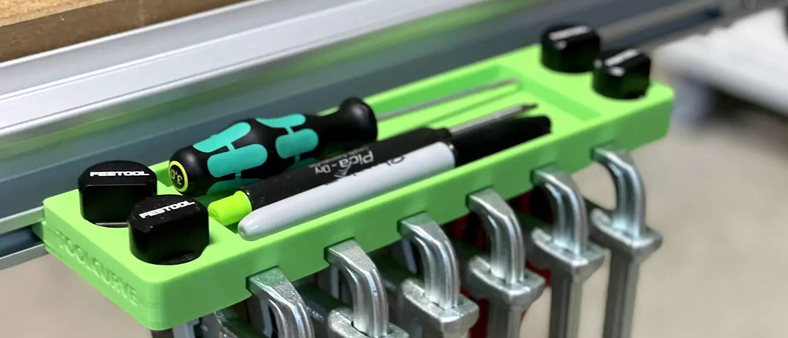 Festool MFT Accessories for bench dogs and quick clamps