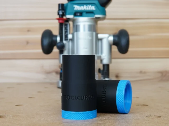 Go dust free with your Makita 18v plunge router with our hose adapter