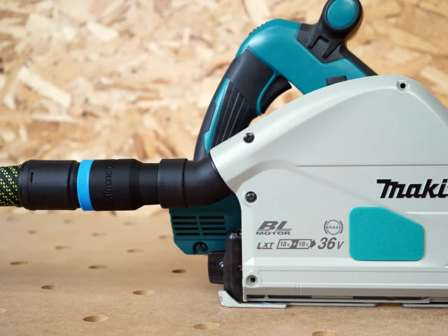 Makita track saw hose adapter to use your shop vac