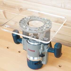 10" Square Acrylic Router Base Plate for Bosch 1617