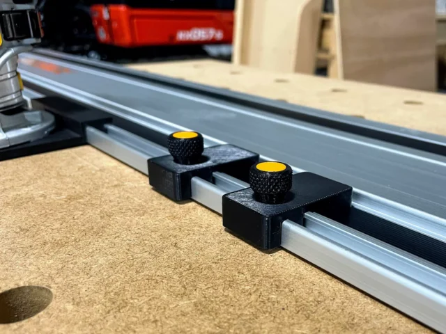 Powertec rail rail stops for making positive start and stops when using your Powertec rail