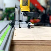 make straight plunges with your Dewalt joiner