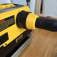 Connect your Shop Vac hose to your Dewalt 735 Planer