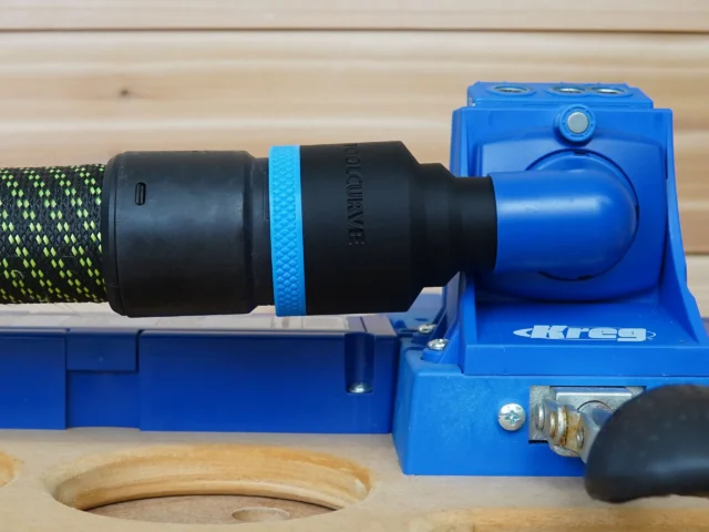 36mm Hose adapter to connect to the dust port on your Kreg K5 dust port