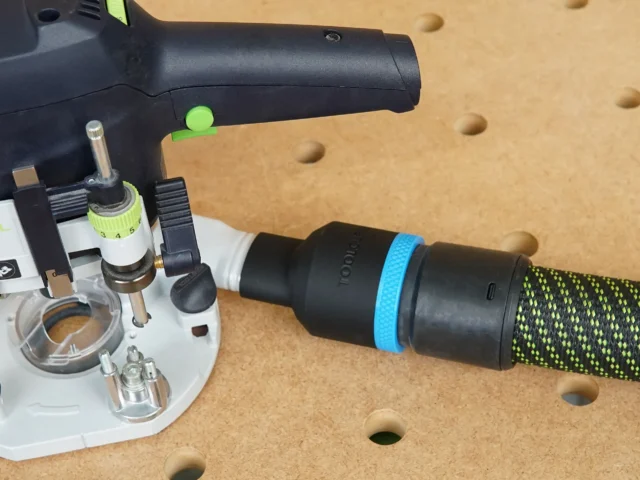 Hoes Adapter compatible with Festool 1010 Router to use your 36mm Hose