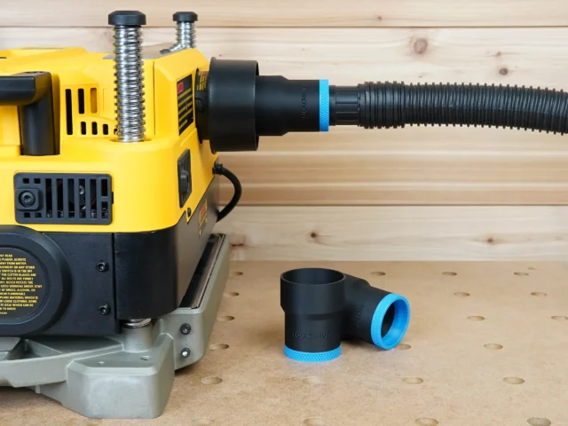 1-7/8" Hose Adapter for the Dewalt 735 Plaenr for improved dust collection