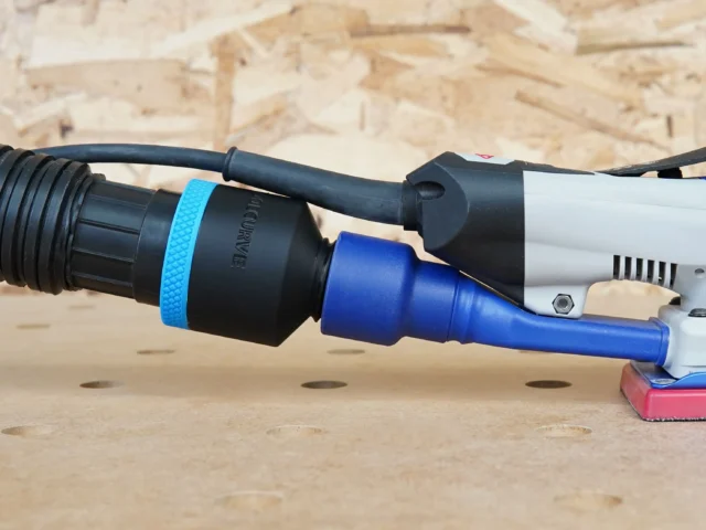 Surfprep Sander hose adapter compatible with Shop Vac 1-1/4" Hose