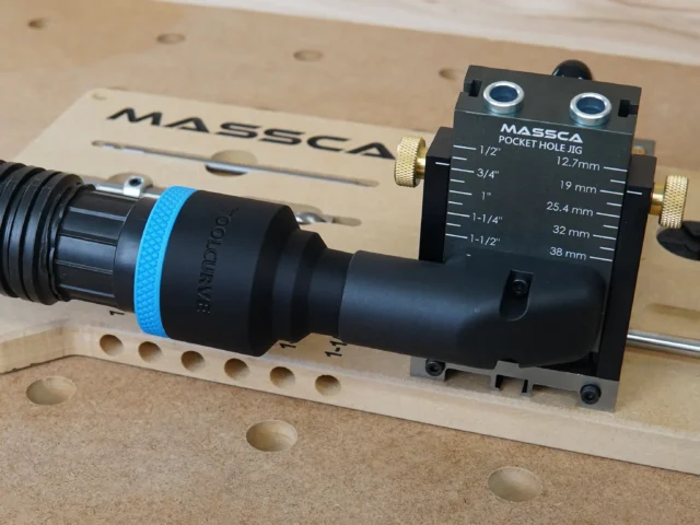 1-7/8th Hose adapter for Massca pocket hole jig to use your standard shop vac