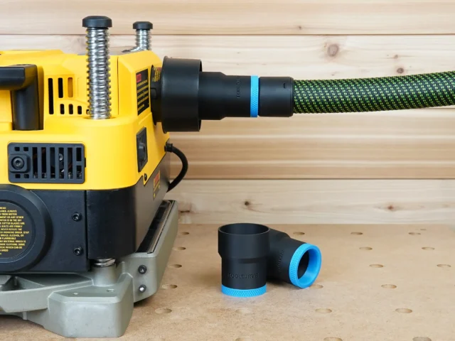 36mm Hose Adapter for the Dewalt 735 Plaenr for improved dust collection to use with your Festool 36mm hose and CT dust extractor