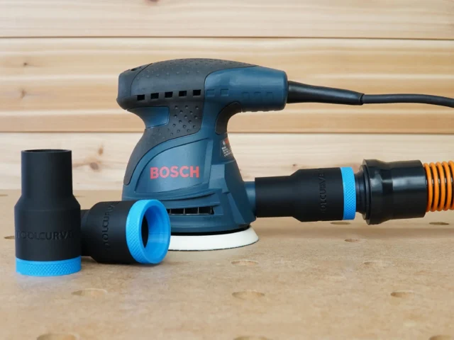 Bosch 5in Sander hose adapter for your shop vac 1-1/4" Hose