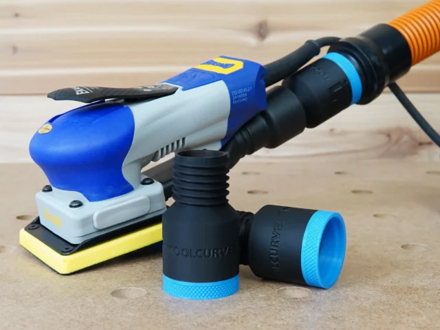 Ekasand 1-1/4" hose adapter to use with your shop vac when sanding with your Ekasand sanders