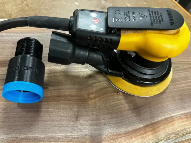 Mirka Ceros hose adapter to connect your shop vac to your Mirka sander
