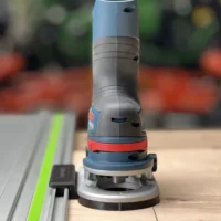 guide rail router adapter for track saw guide rails