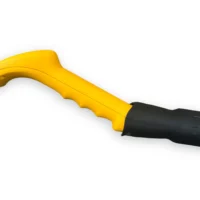 Yellow and black Proscrapper hose adapter with blue grip ring, shown at an angle