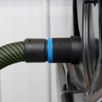 Use your 36mm Festool hose with your Saw Stop Jobsite Pro Table Saw lower 2 1/4" Dust port