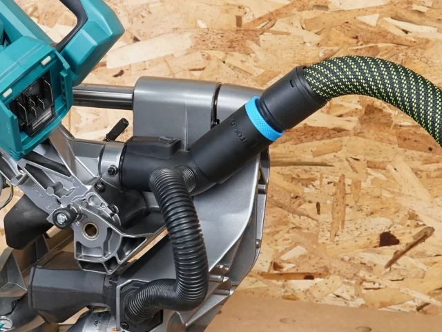 Makita 40v Miter Saw hose adapter for rear dust port