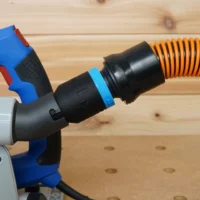 Use your shop vac 1-1/4" hose with your Kreg Track Saw