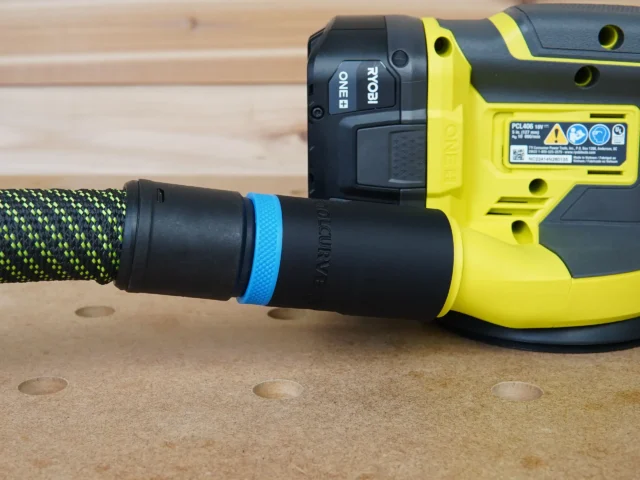 Using your Ryobi 18v Sander with the Festool Sander is a great way to get things going after picking it up from Home Depot