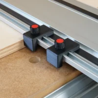 Drop Stop for Milwaukee Track Saw Guide Rail