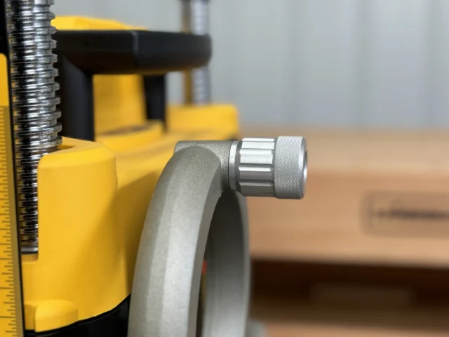 735x Stubby Knob for the Dewalt planer, upgrade your handle with our shorter knob, made out of aluminum