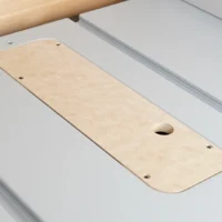 Dado zero clearance insert for FLEX 10" table saw, birch plywood with center blade slot and mounting holes