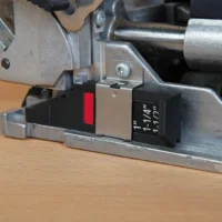 Imperial thickness gauge for the Festool DF500 Domino joiner