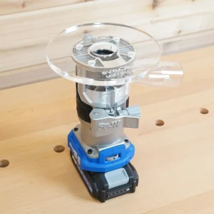6″ Round Acrylic Router Base Plate for Kreg Trim Router