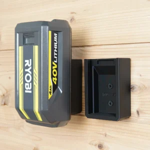 Battery Holder Mount for Ryobi 40v Battery