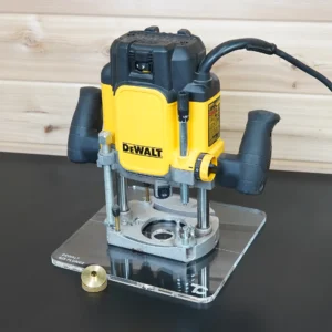 10" Square Acrylic Router Base Plate for Dewalt 625