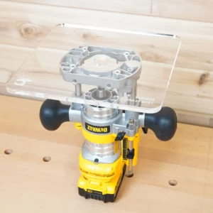 10" Square Acrylic Router Base Plate for DeWalt DNP612