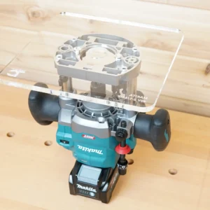 10" Square Router Base Plate for Makita 40v 2-1/4 HP