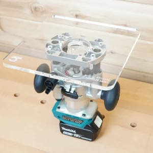 10" Square Router Base Plate for Makita 196094-2 Plunge Base