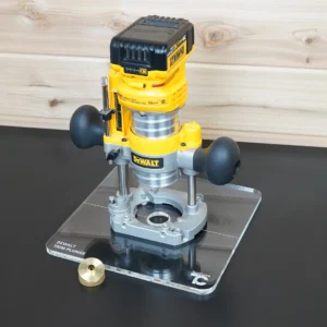 10" Square Acrylic Router Base Plate for DeWalt DNP612 Plunge Base