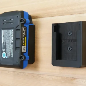 Battery Holder Mount for Kobalt 24v Battery