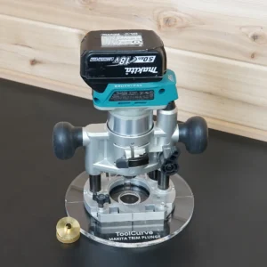 8" Round Router Base Plate for Makita 196094-2 Plunge Base
