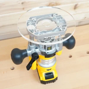 8″ Acrylic Router Base Plate for Dewalt Plunge Router DNP612